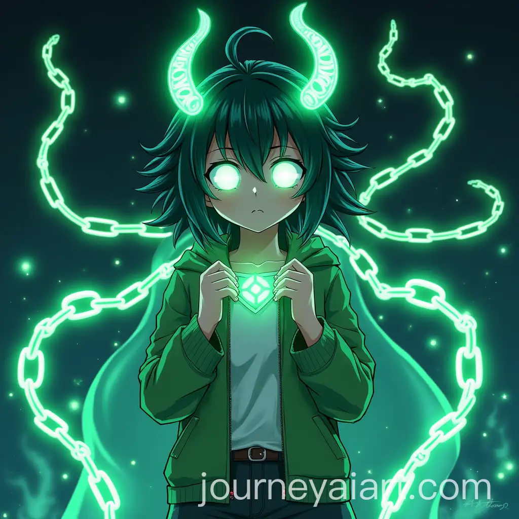 Mystical-Cosmic-Anime-Character-with-Neon-Green-Chains-and-Glowing-Eyes