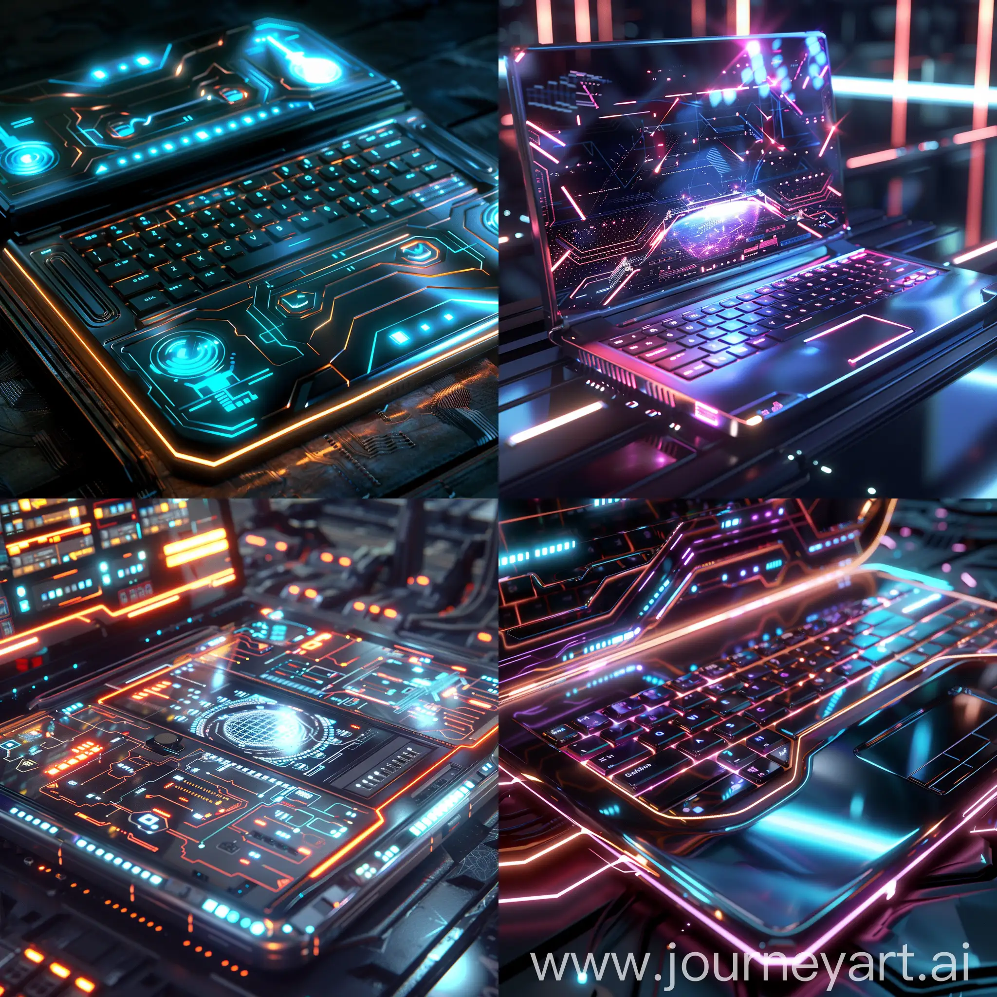 Futuristic-Innovative-Laptop-with-Holographic-Display-and-Neon-Accents