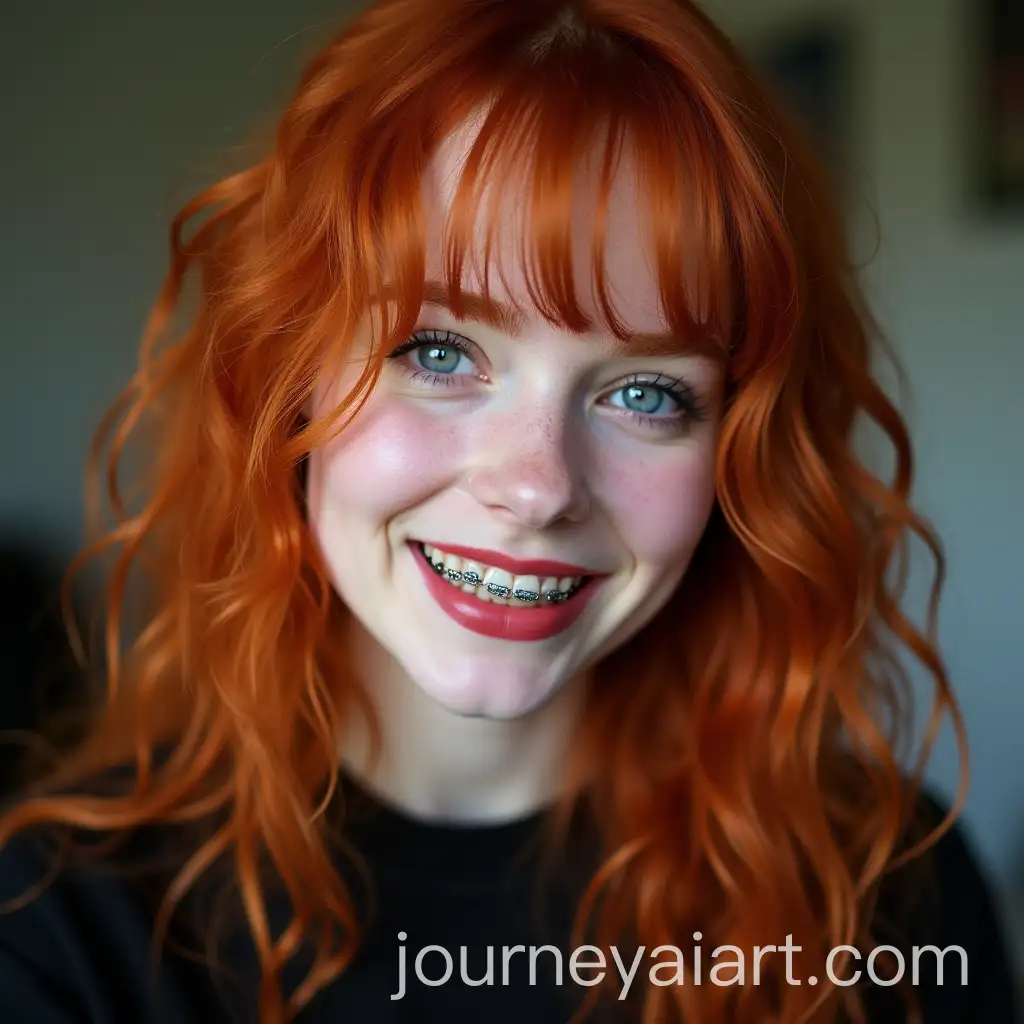 Cute-Smiling-Ginger-Goth-Woman-with-Braces-and-Icy-Blue-Eyes