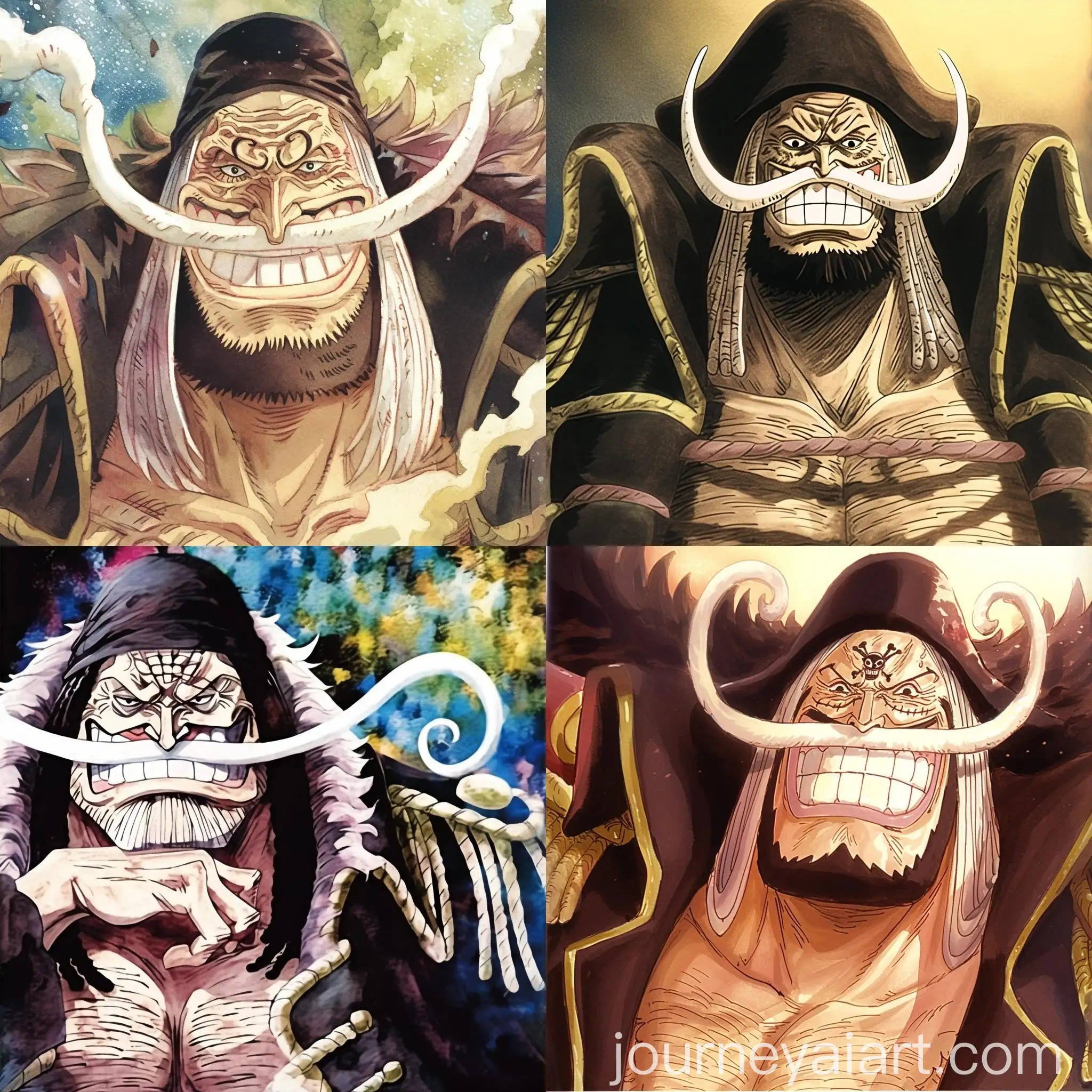 Watercolor-Pirate-Character-from-Manga-One-Piece