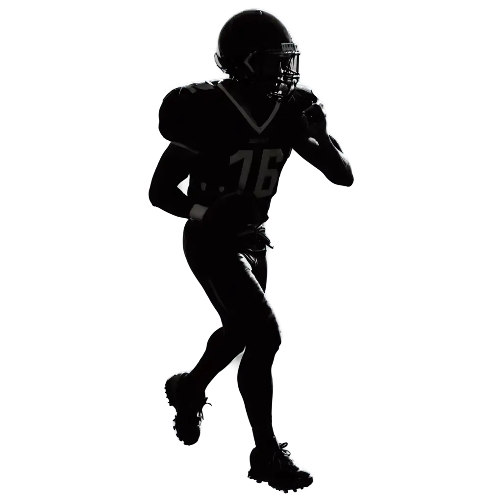 American-Football-Run-Silhouette-PNG-HighQuality-Image-for-Dynamic-Sports-Visuals