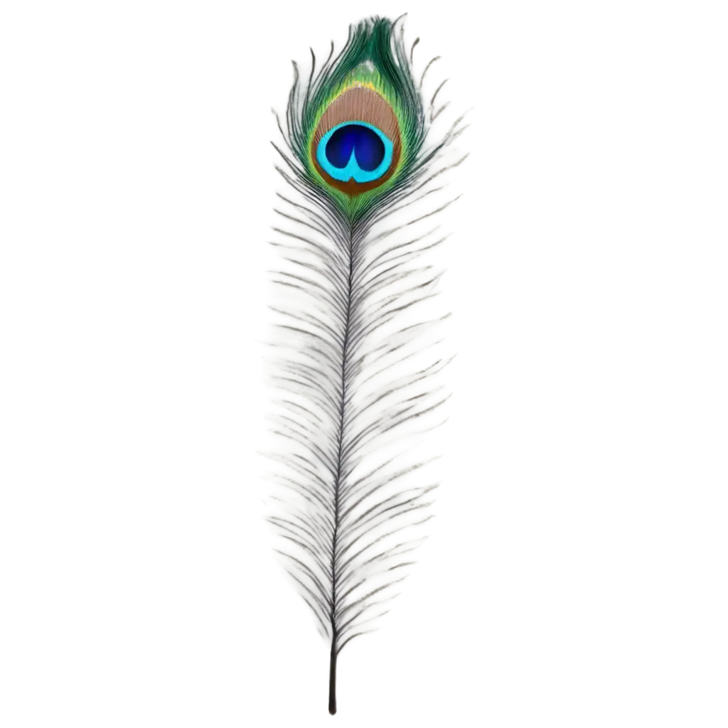 Closeup-Peacock-Feather-PNG-Exquisite-Detail-for-Digital-Design