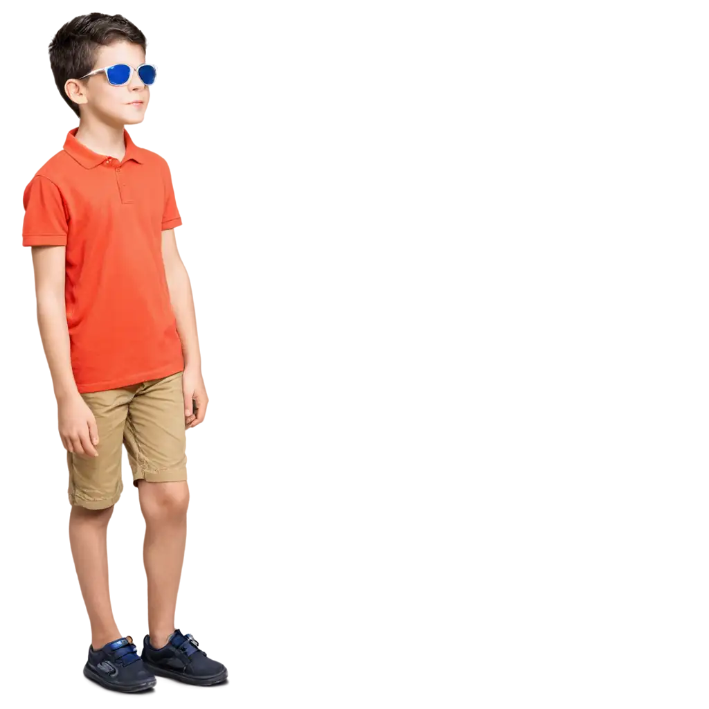 FullBody-PNG-Image-of-a-Kid-Wearing-Sunglasses-Leaning-Against-the-Wall-for-HighQuality-Design-Use