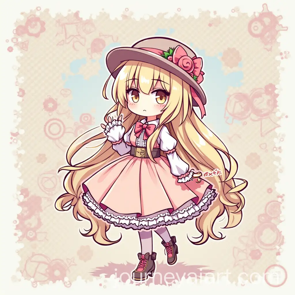 Elegant-Steampunk-Character-Design-in-Pastel-Colors-with-Victorian-Influence