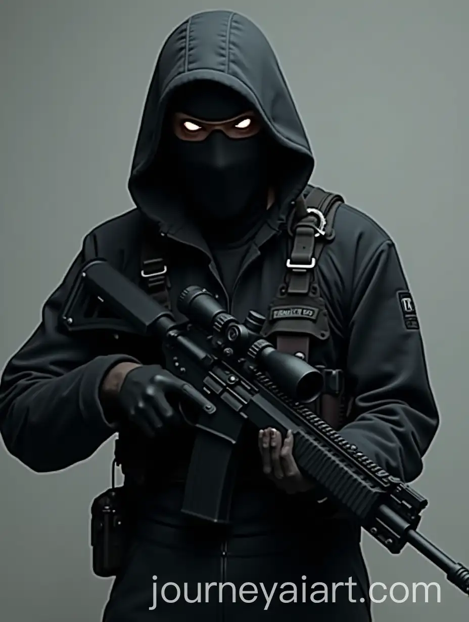 Cyberpunk-Spy-in-Black-Jumpsuit-with-Sniper-Rifle