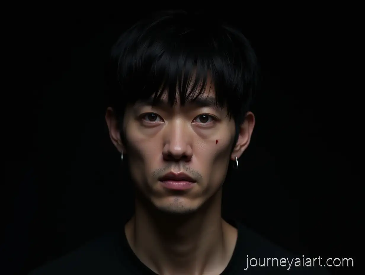 PhotorealisticMuscular-Man-Portrait-ChestUp-Portrait-of-a-Muscular-Man-with-Shaggy-Hair-and-Intense-Expression