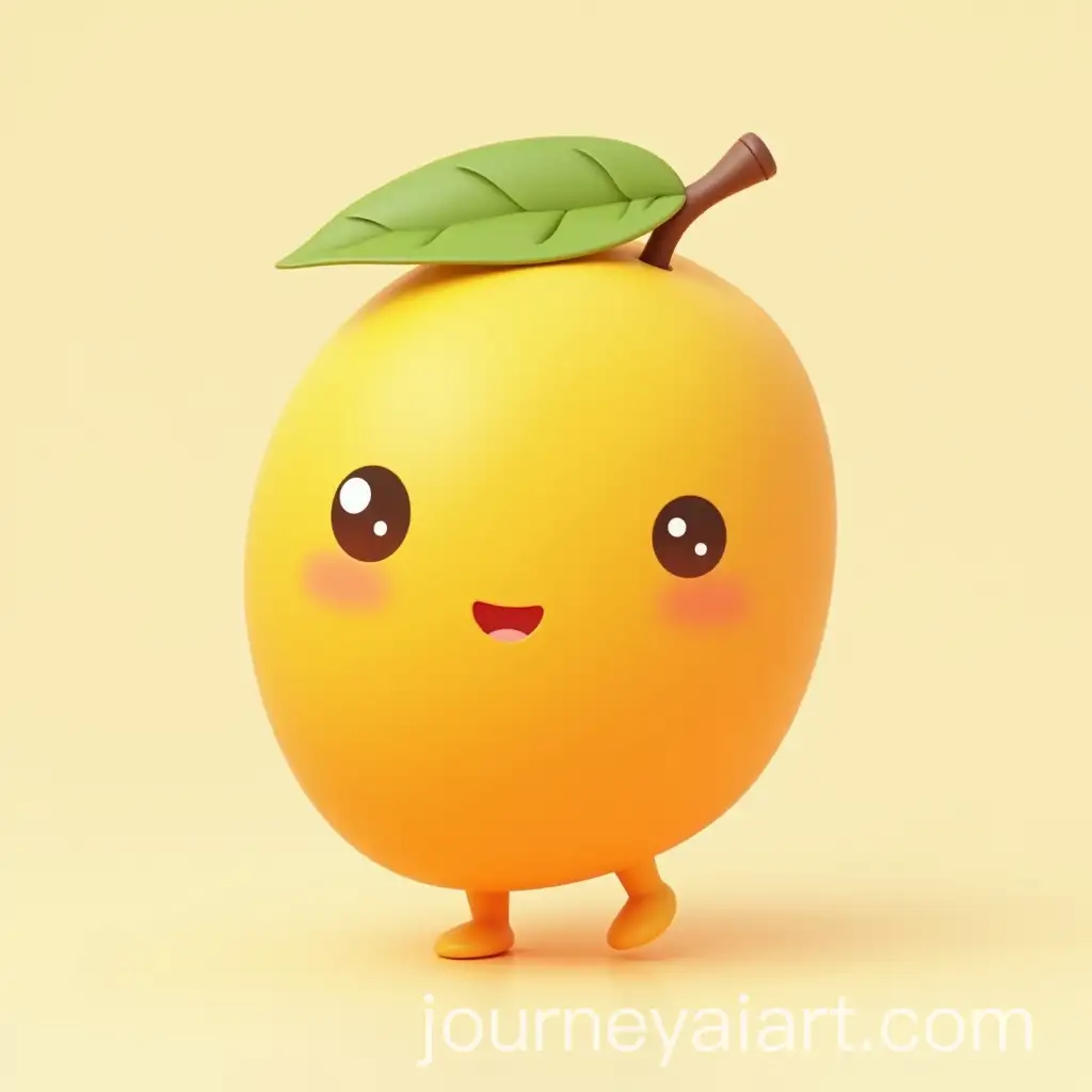 Cute-MangoShaped-Figure-for-Business-Logo-Design