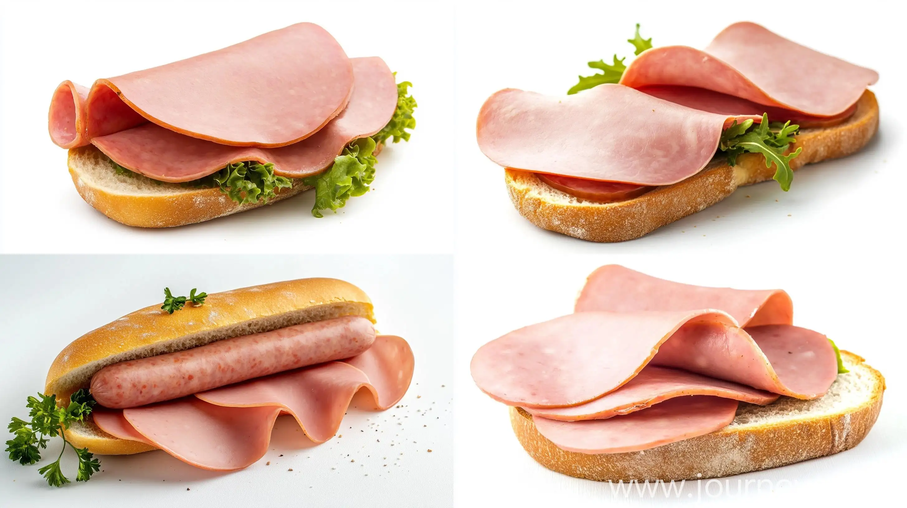 Promotional-Photography-Sandwich-with-Boiled-Sausage-on-Bread