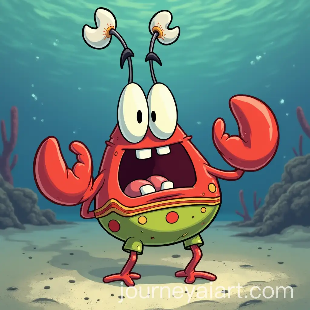 Cartoon-Mr-Krabs-with-a-Playful-High-Expression
