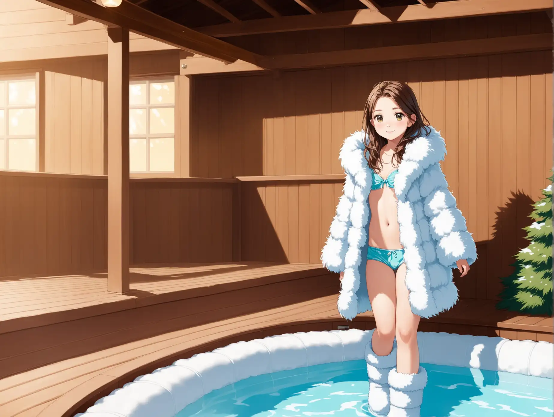 Adorable-13YearOld-Girl-in-Fur-Coat-Ready-for-Hot-Tub-Adventure