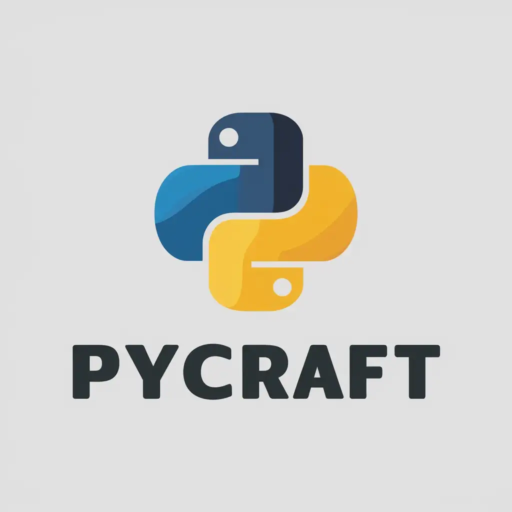 LOGO Design For PyCraft Minecraft and Python Inspired Vector Logo Design