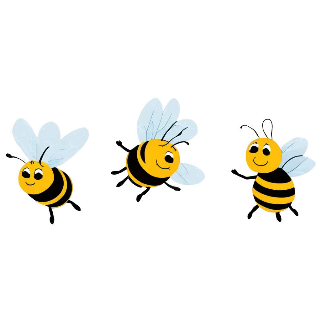 Bee-Line-PNG-Image-Crisp-and-Clear-Visual-Representation-of-Natural-Movement