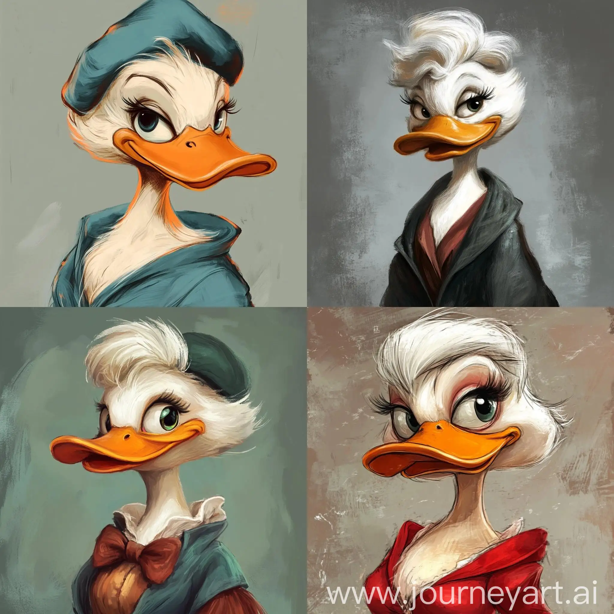 Female-Duck-in-Womens-Guise-Inspired-by-Scrooge-McDuck