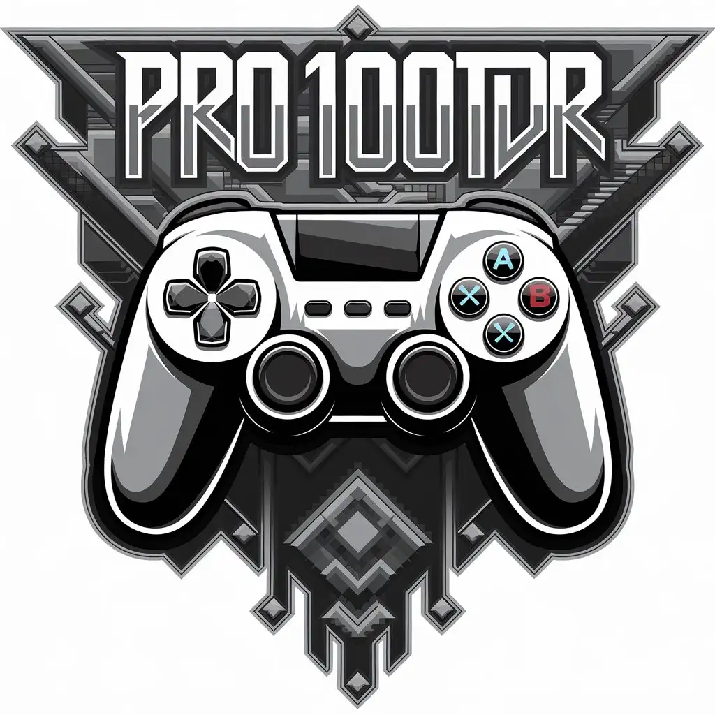 LOGO Design for PRO100TDR VectorBased Game Streams Theme with Complex and Clear Design