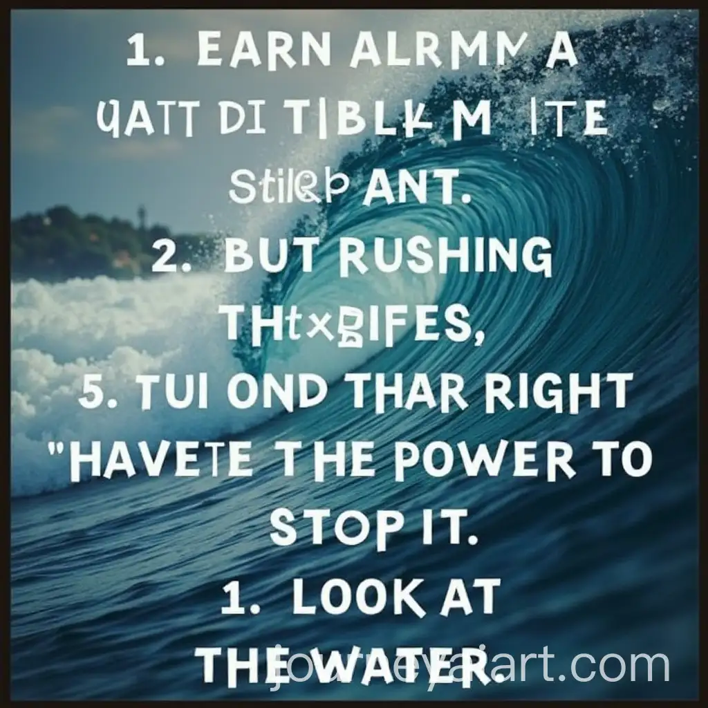 Person-Staring-at-Calm-Stream-of-Water-to-Overcome-Alarm