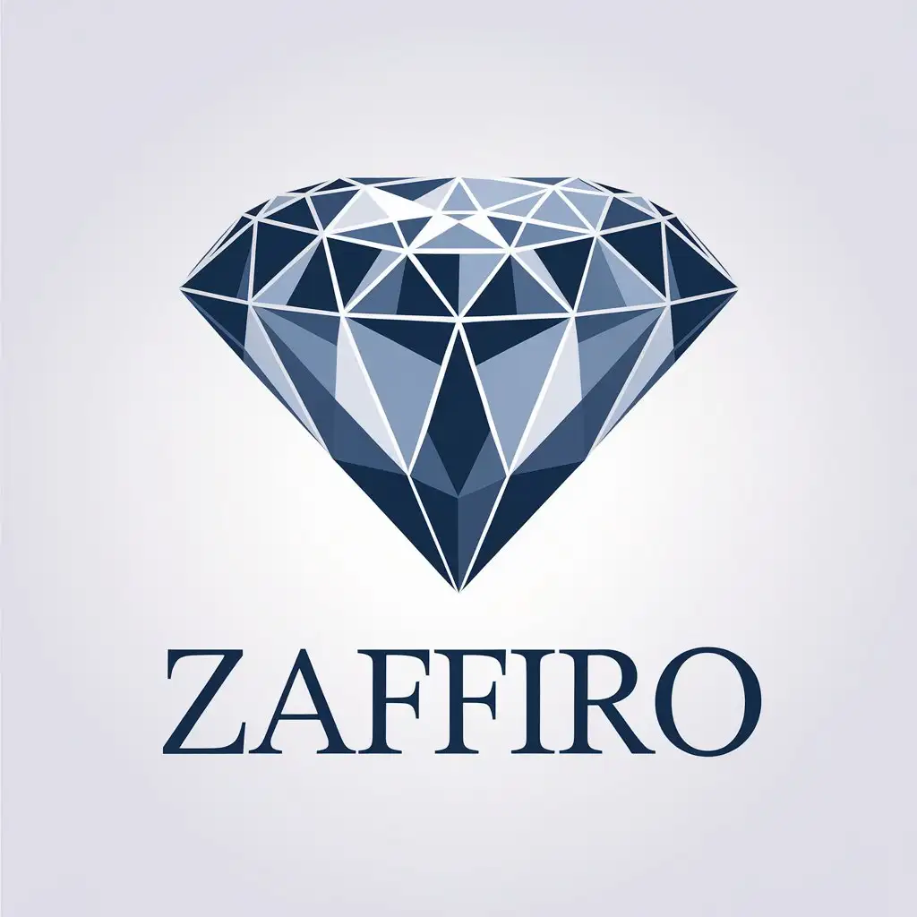 LOGO-Design-for-Zaffiro-Elegant-Luxury-with-Geometric-Minimalism-for-Retail