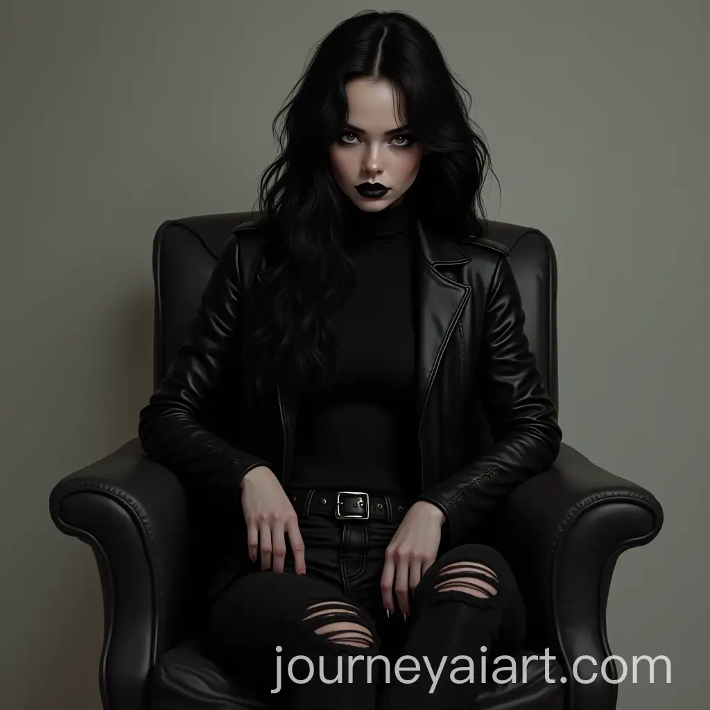 Vampiric-Girl-in-a-Leather-Jacket