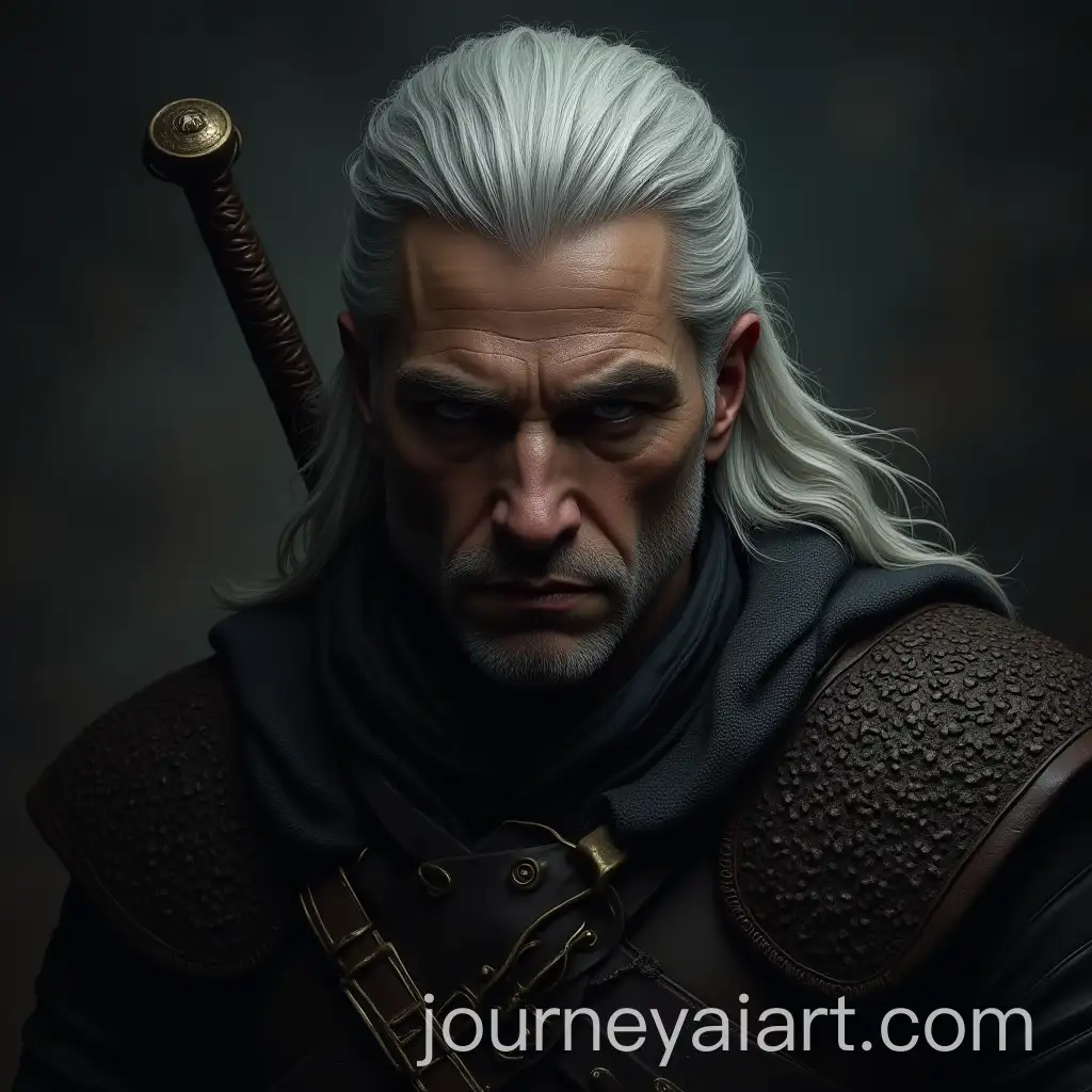 Dark-and-Gritty-Portrait-of-Geralt-of-Rivia