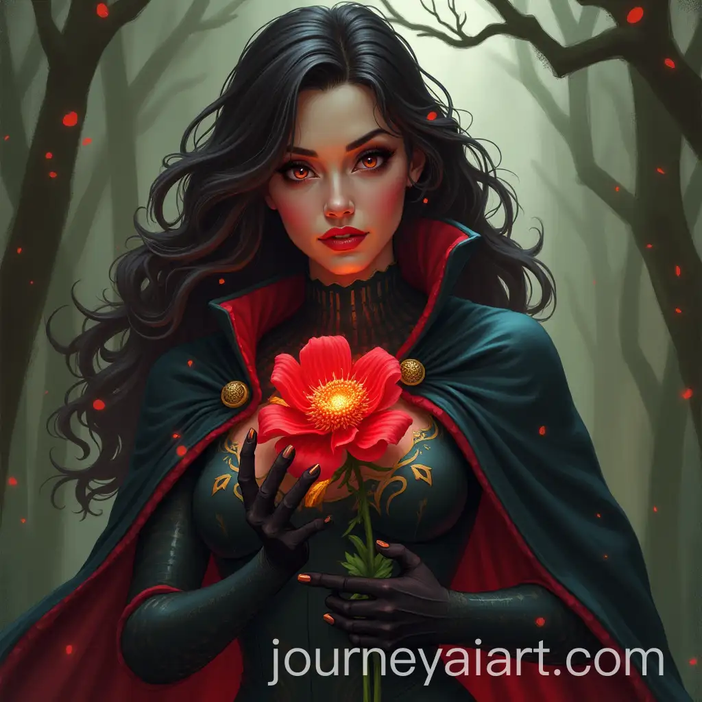 Evil-Supervillain-Creating-Dangerous-Flowers-with-Her-Hands