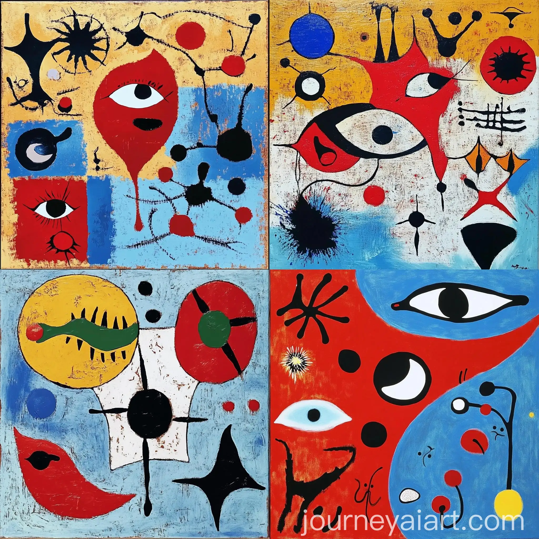 Abstract-Painting-Inspired-by-Joan-Mirs-Style