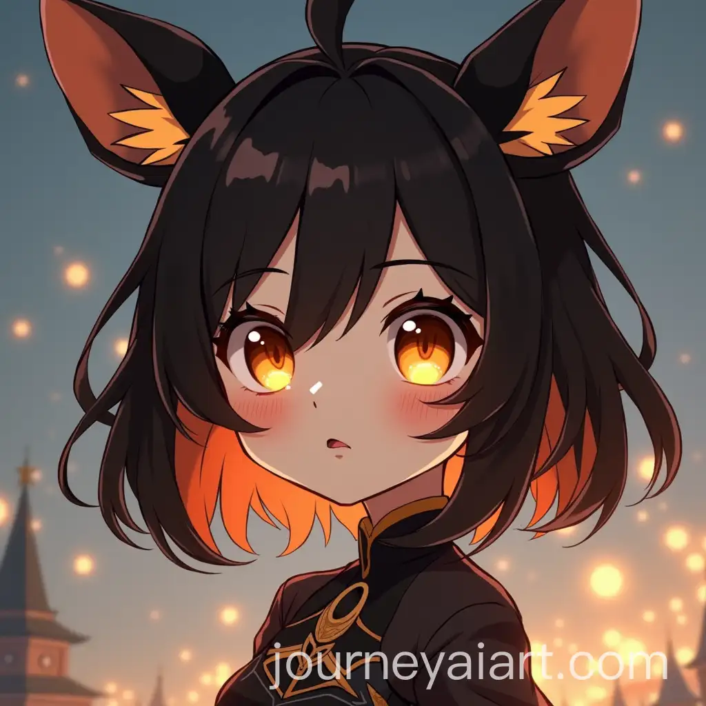 Anime-Girl-with-Deer-Eyes-and-Liyue-Background