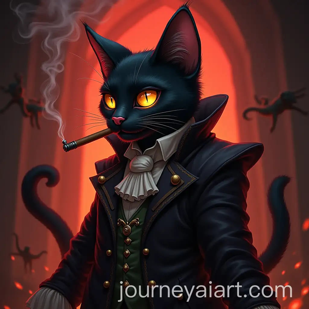 Anthropomorphic-Black-Cat-JesterAI-Image-Expansion-with-Primus-Stove-in-Chaotic-Apartment