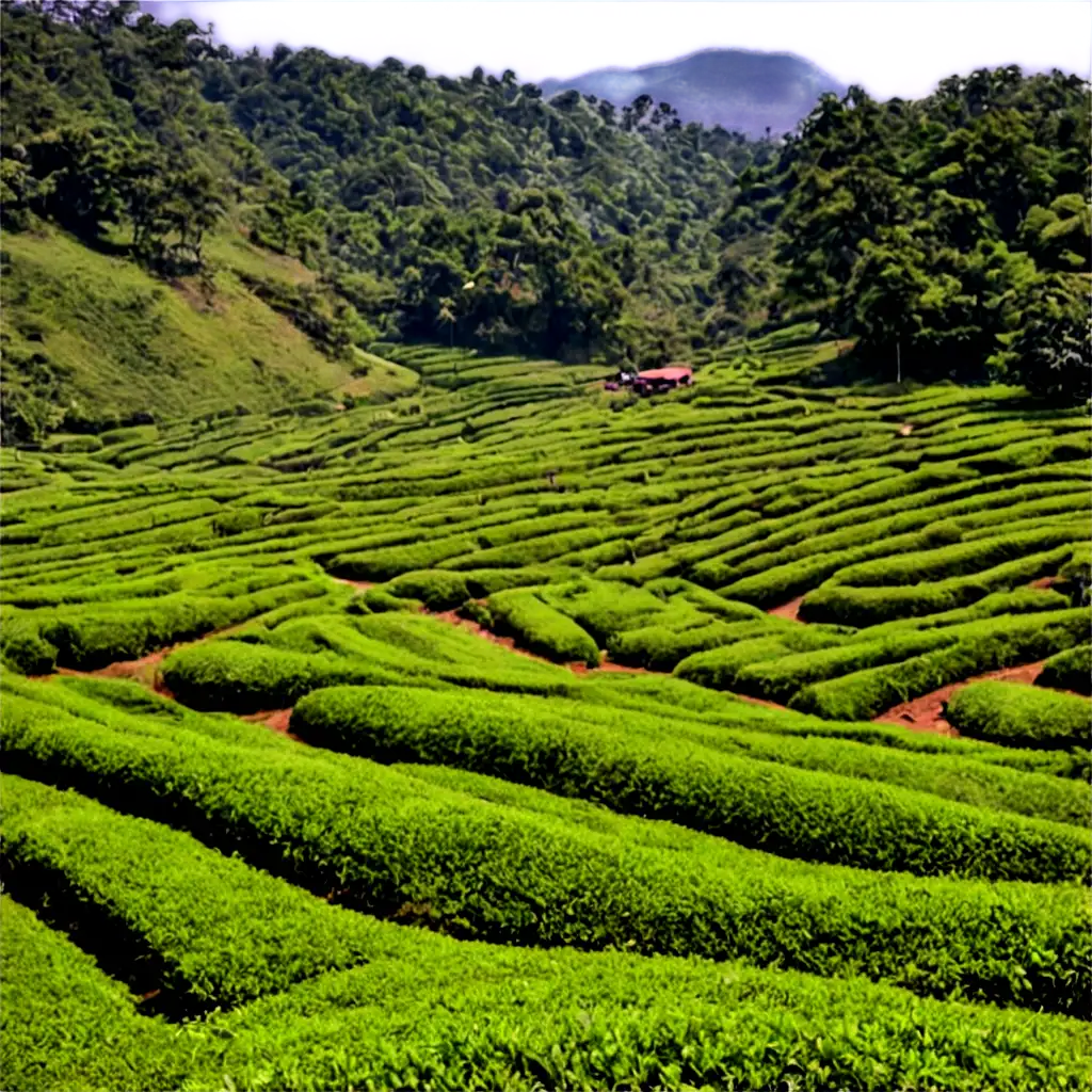 Assam-Tea-Plantation-PNG-Image-for-Stunning-Visual-Appeal-and-Versatility