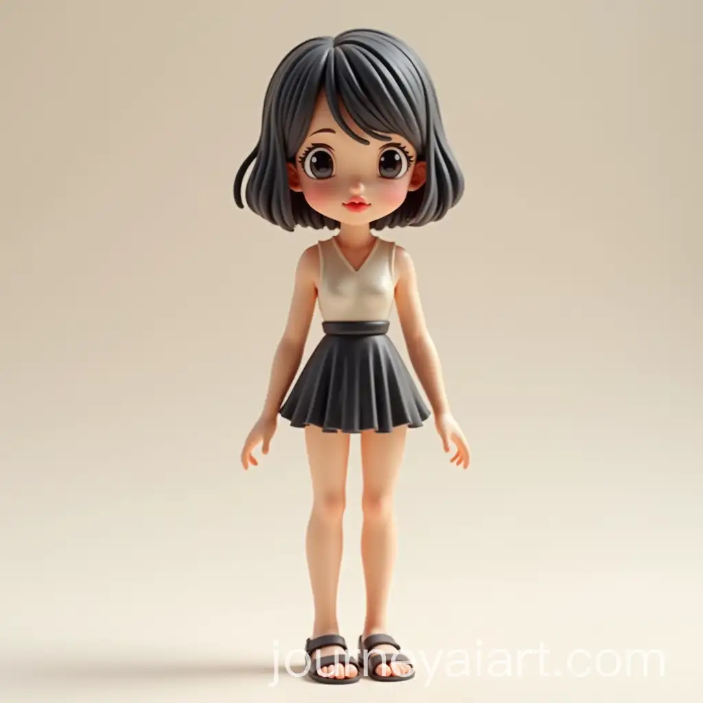 Stylized-Fashionable-Japanese-Figure-Standing-Pose