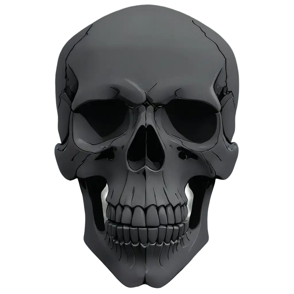 Black-Skull-with-no-Tooth-PNG-Image-Anime-Style-Artwork-for-Unique-Digital-Designs