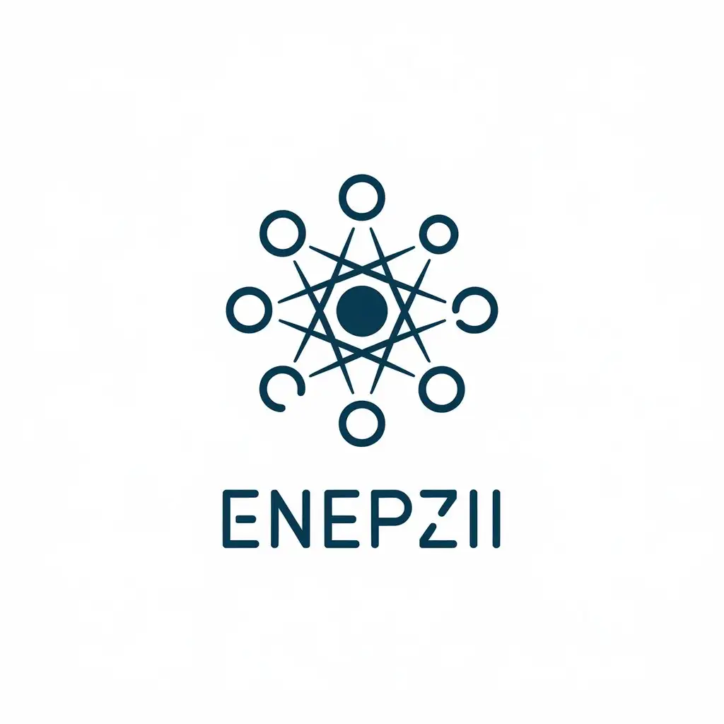 LOGO Design for EnrZi Vector Hydrogen Symbol for Technology Industry