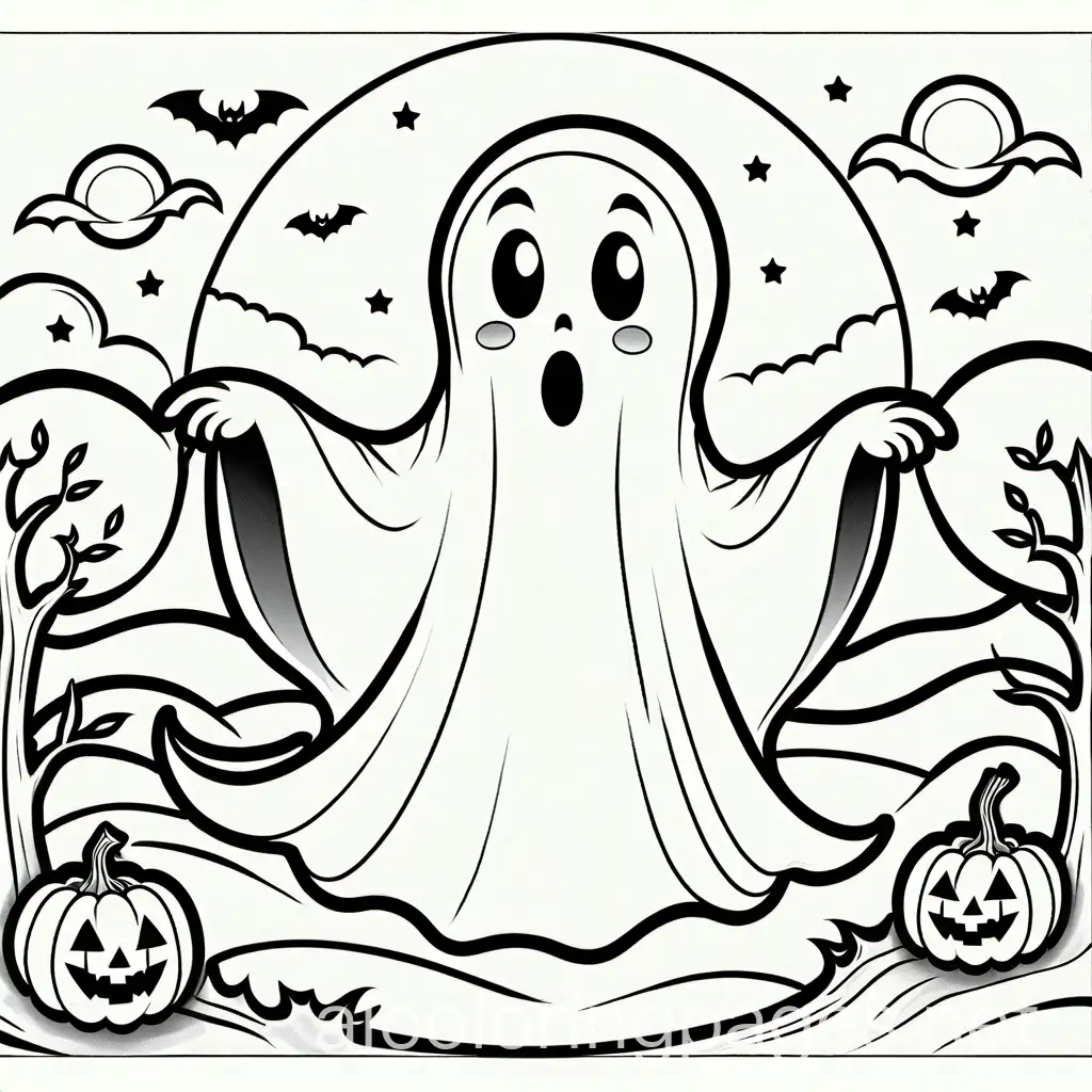 KidFriendly-Halloween-Ghost-Coloring-Page-with-Simple-Outlines