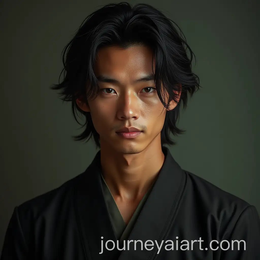 Realistic-HumanAI-Art-Prompt-Expansion-Portrait-of-Roronoa-Zoro-in-Studio-Setting