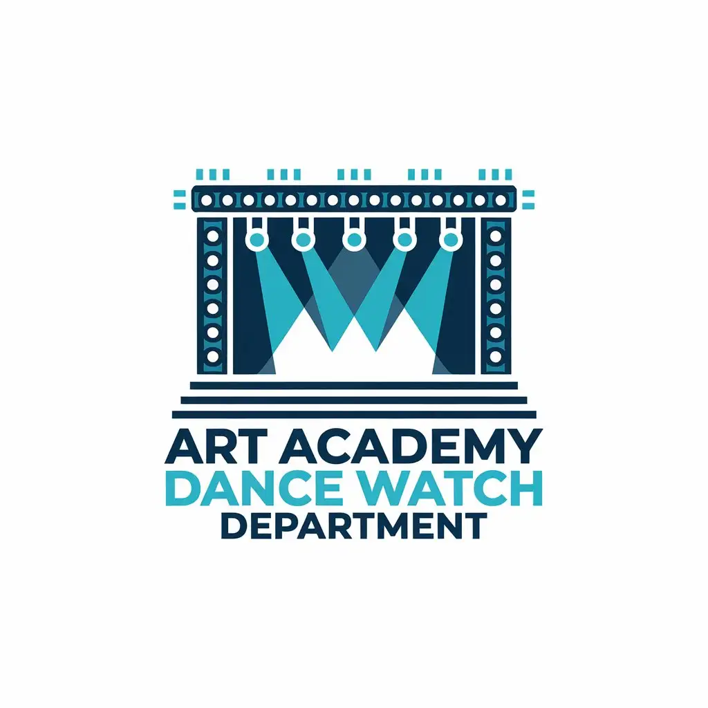 LOGO-Design-For-Art-Academy-Dance-Watch-Department-Stage-and-Lights-Theme