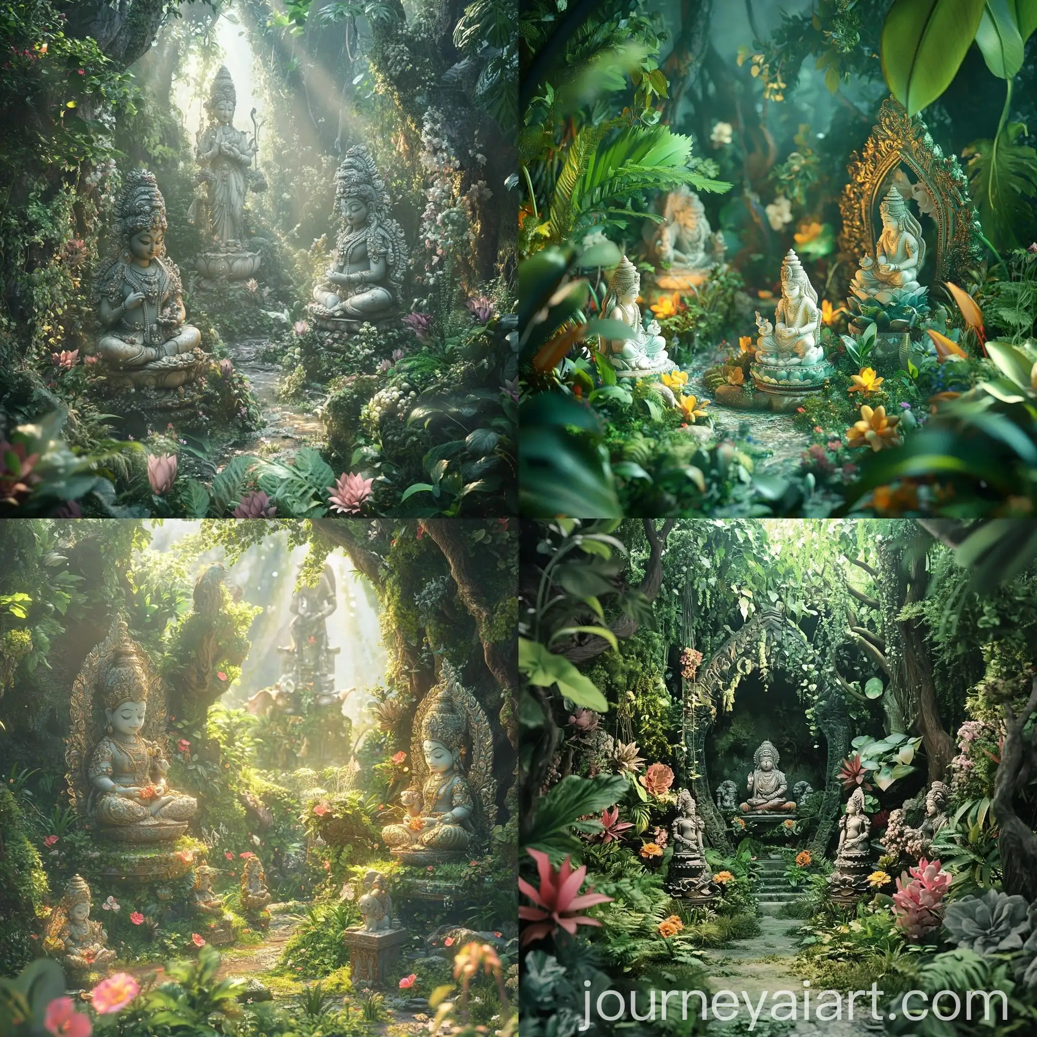 Enchanting-Hindu-Deities-in-a-Studio-GhibliInspired-Forest-Scene