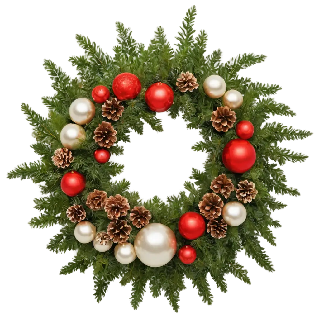 New-Years-Wreath-PNG-Celebrate-the-Season-with-a-Clear-HighQuality-Image-Format