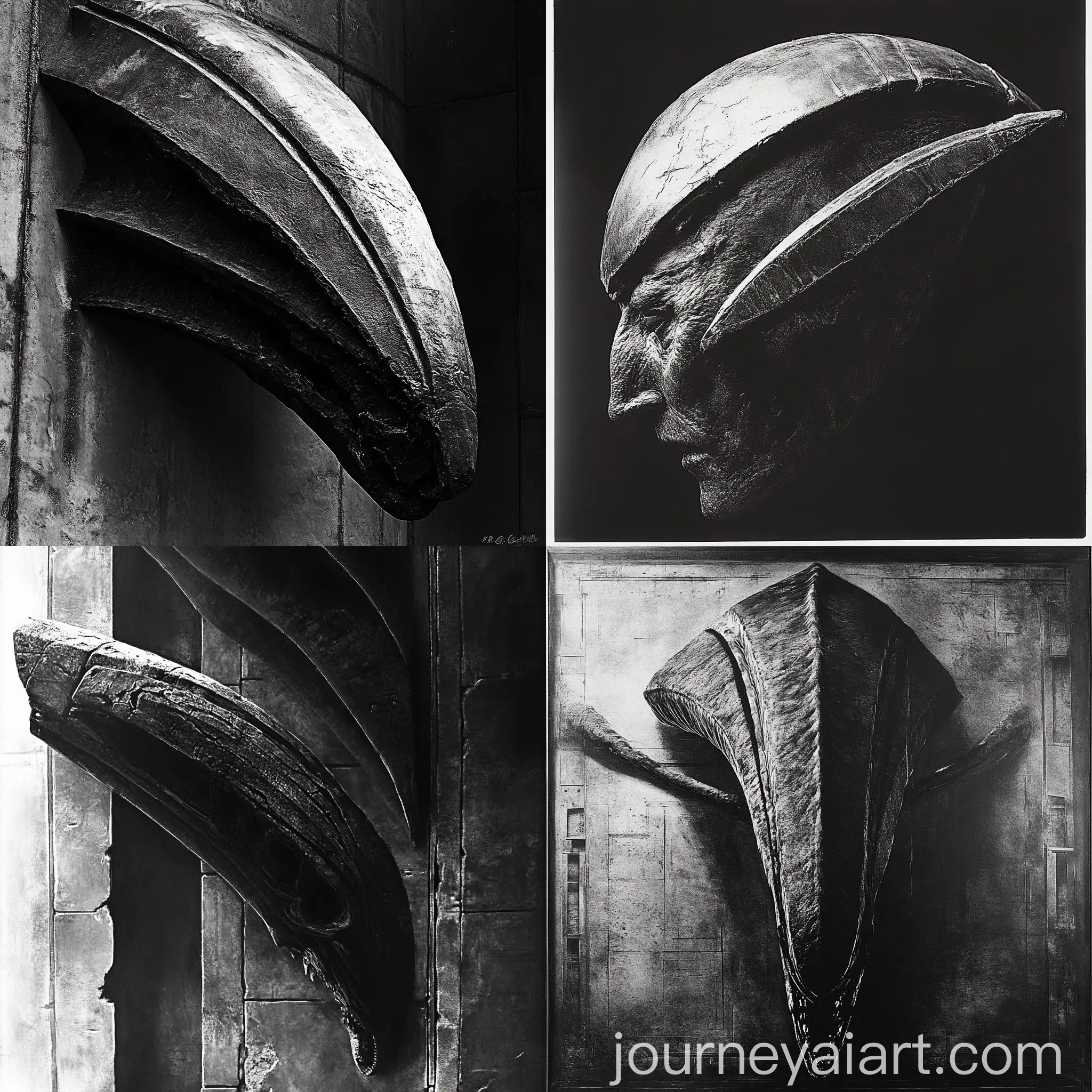 Futuristic-Cyborg-Mechanic-in-HR-Giger-Style