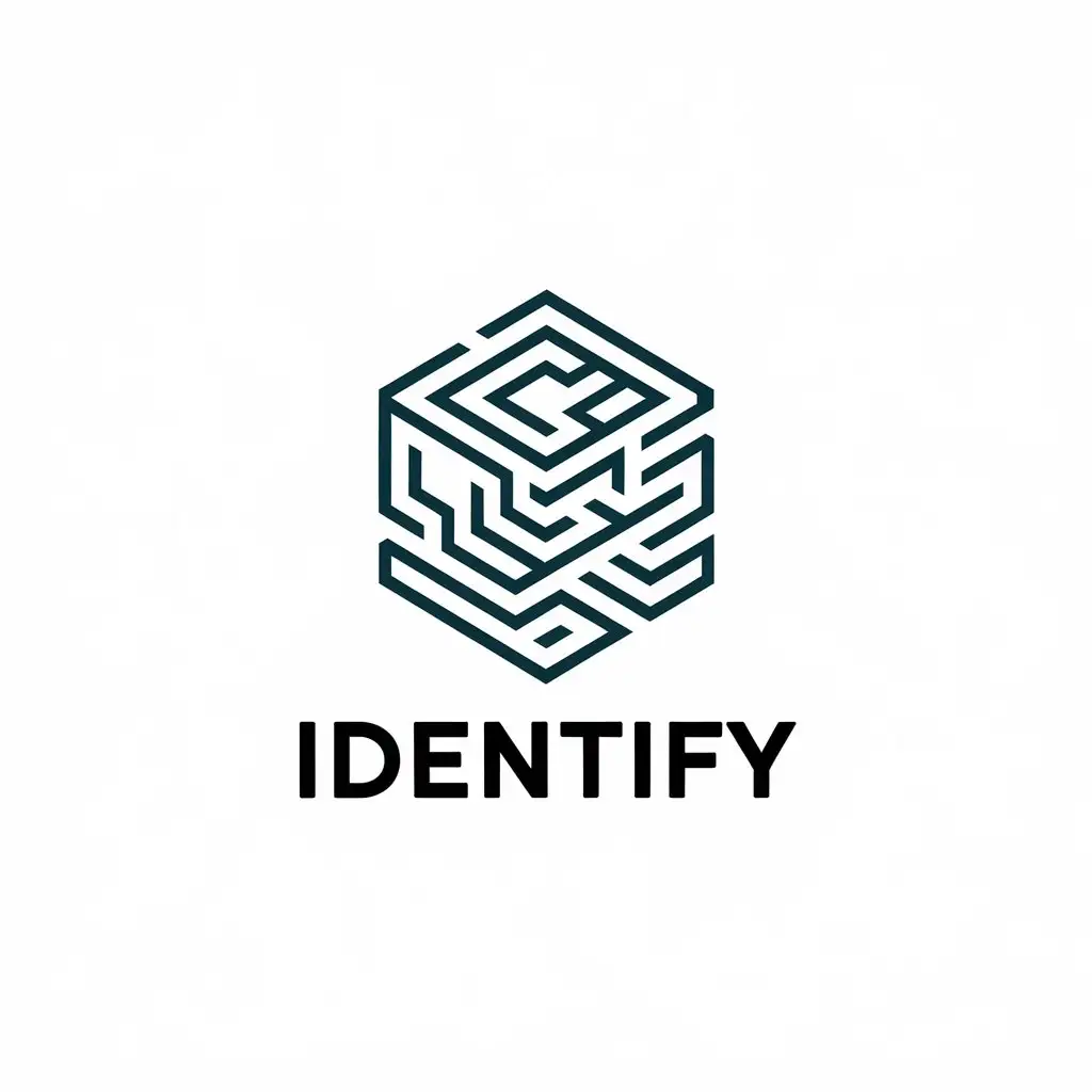 LOGO Design for Identify Abstract Hexagonal Maze Symbol for Technology Industry