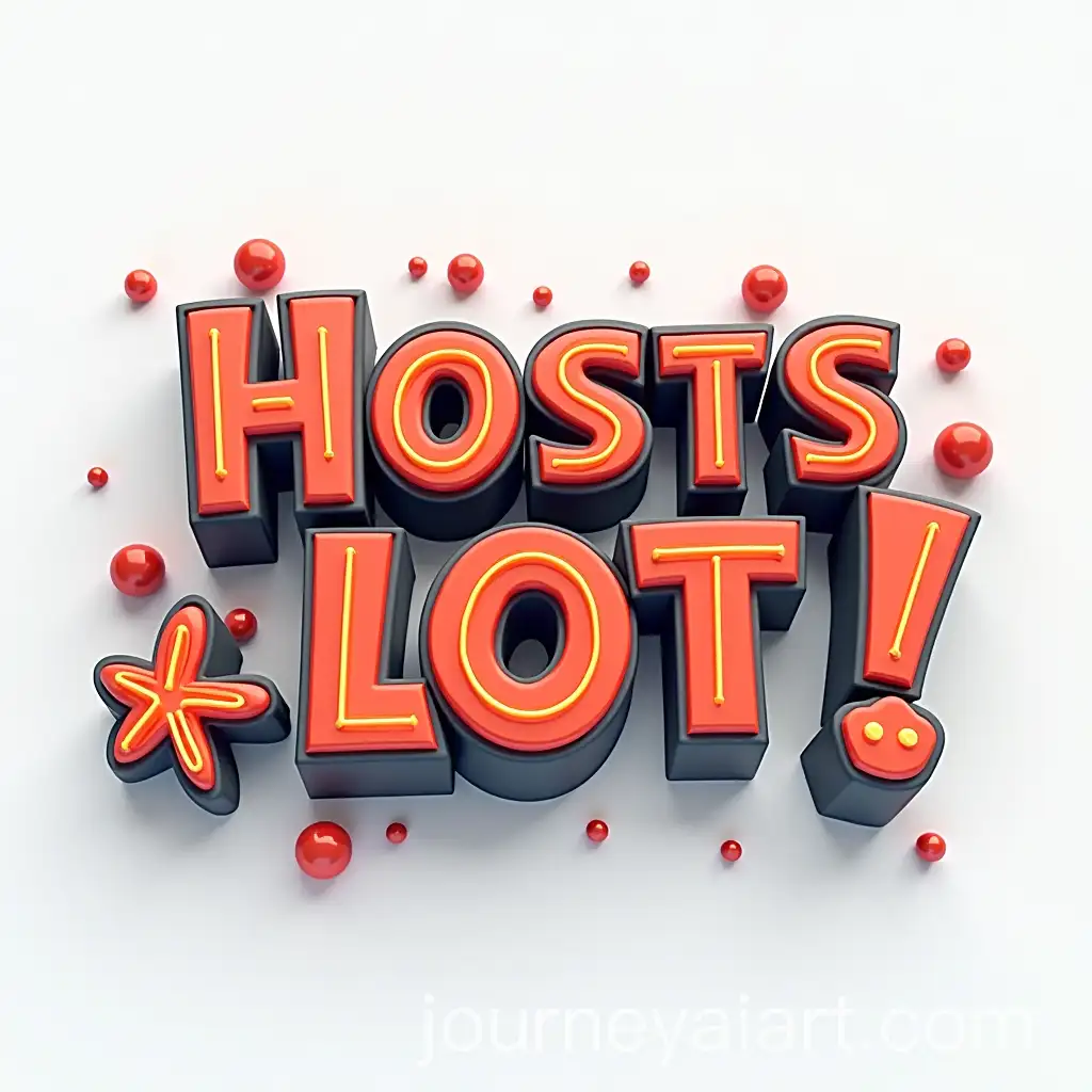 3D-Text-Representation-of-HostsLotcom-for-Sale