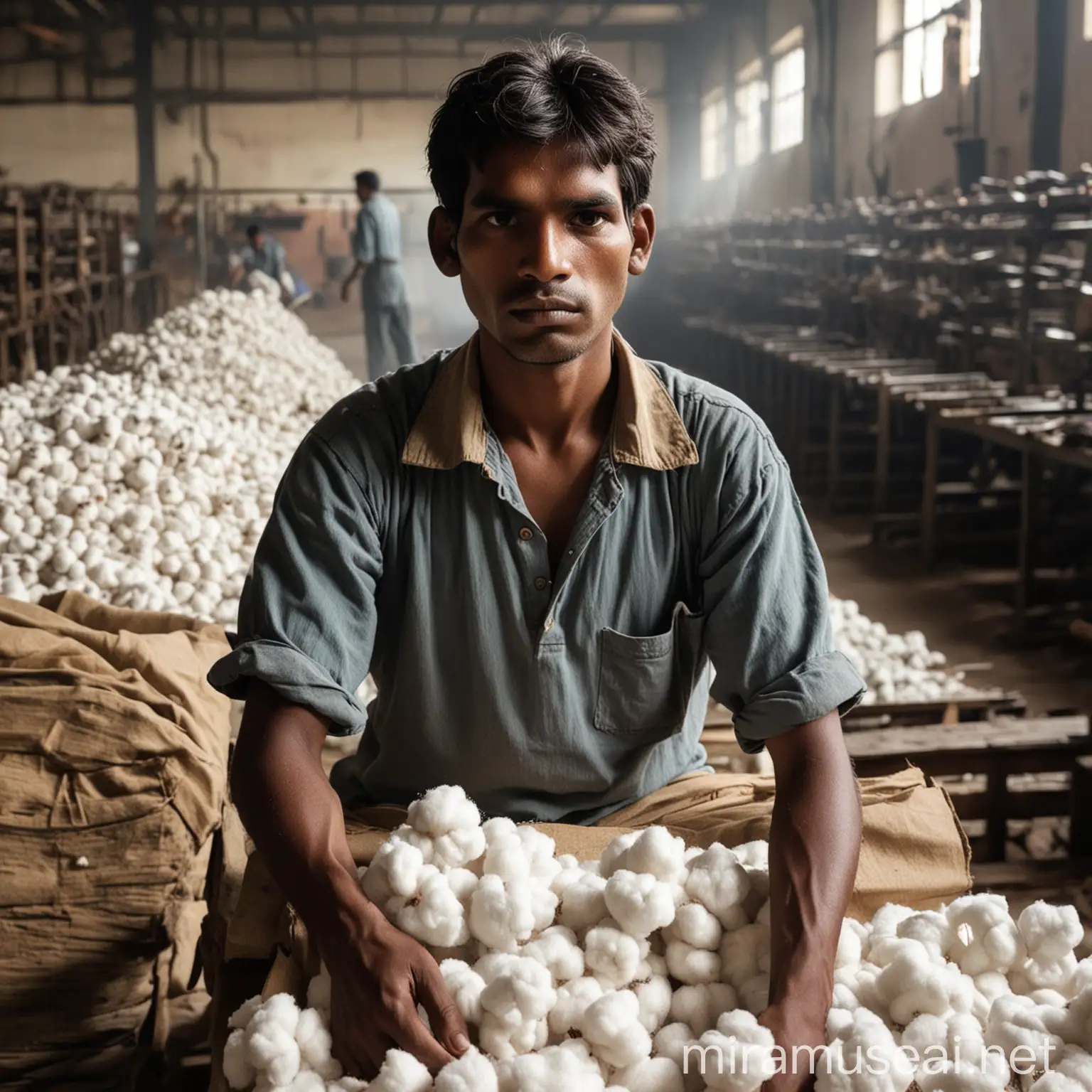 Indian Cotton Mill Laborer Facing Caste Discrimination