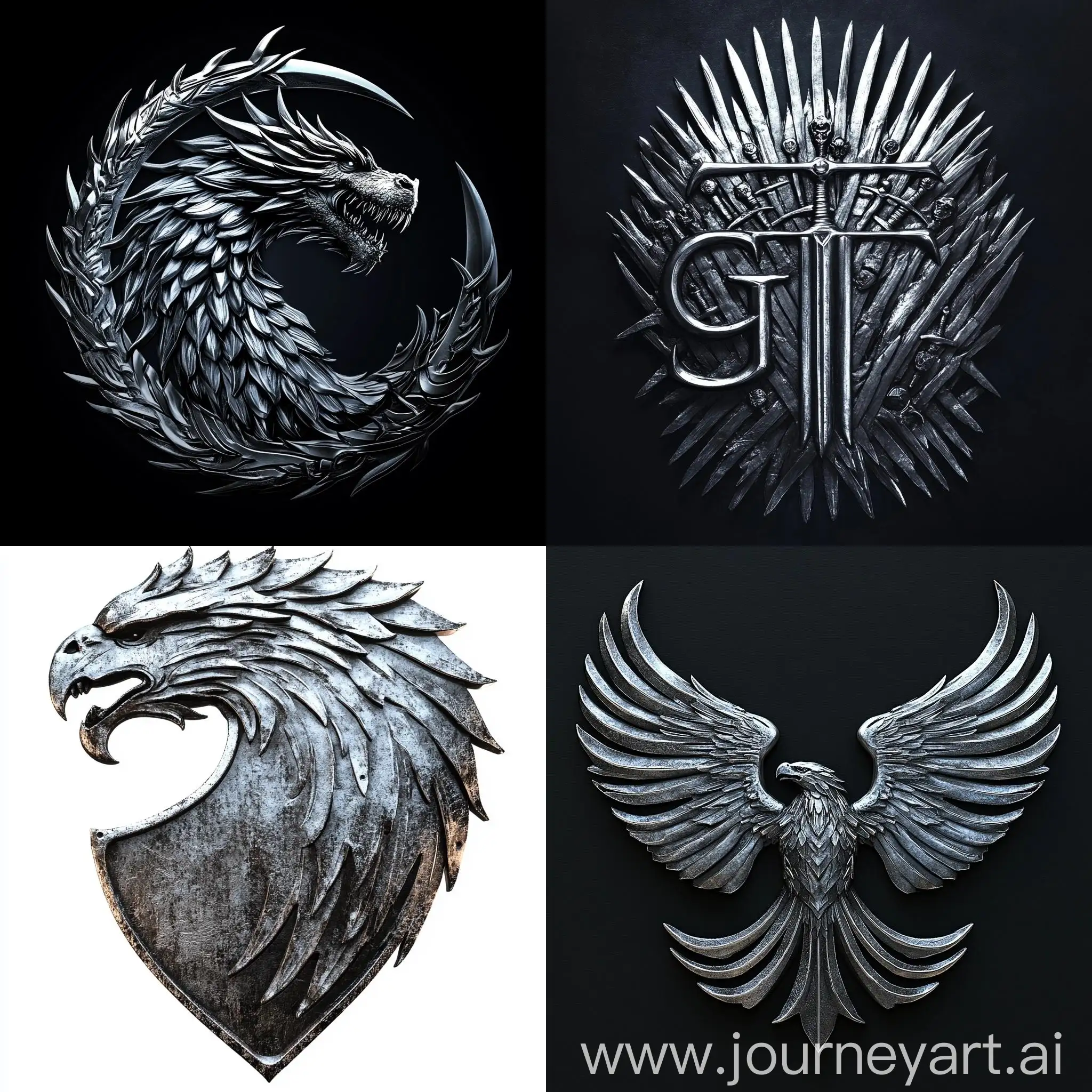 Game-of-Thrones-Style-Text-Logo-in-Silver-with-Contrast-and-Metallic-Finish