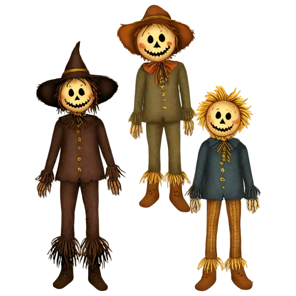 Creepy-Scarecrows-PNG-Clipart-Perfect-for-Your-Spooky-Designs