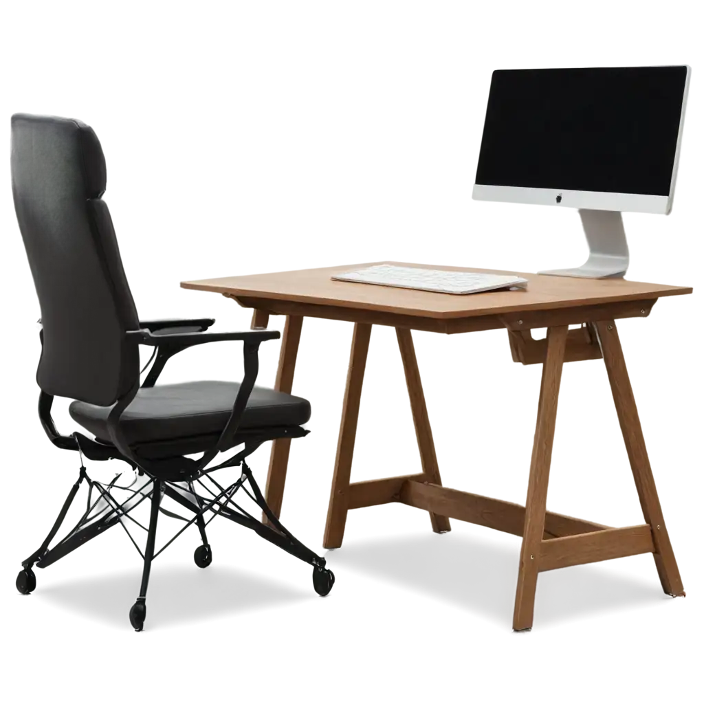 Modern-Computer-Setup-on-Wooden-Table-in-45Degree-Angle-HighQuality-PNG-Image