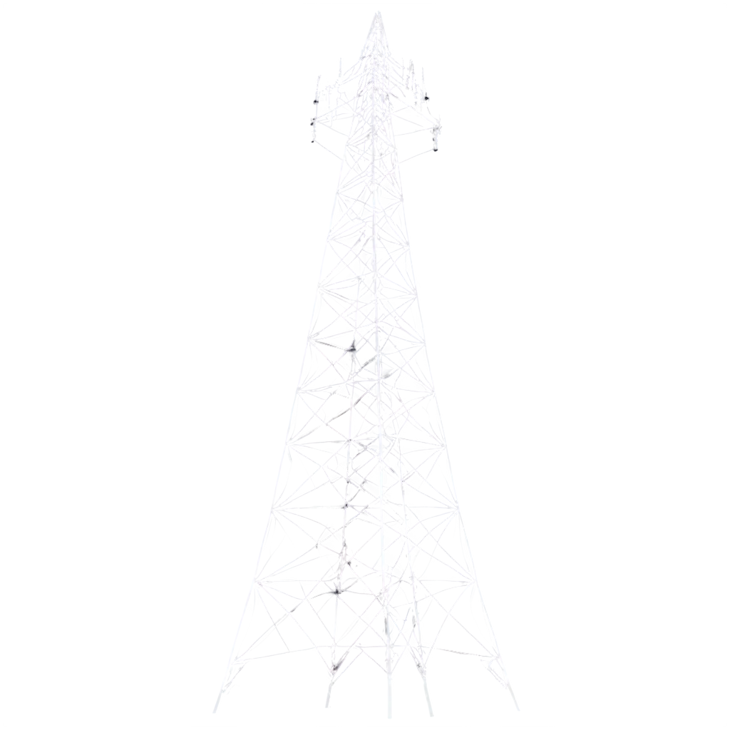 Steel-Lattice-Tower-PNG-Image-Architectural-Marvel-in-Transparent-Format