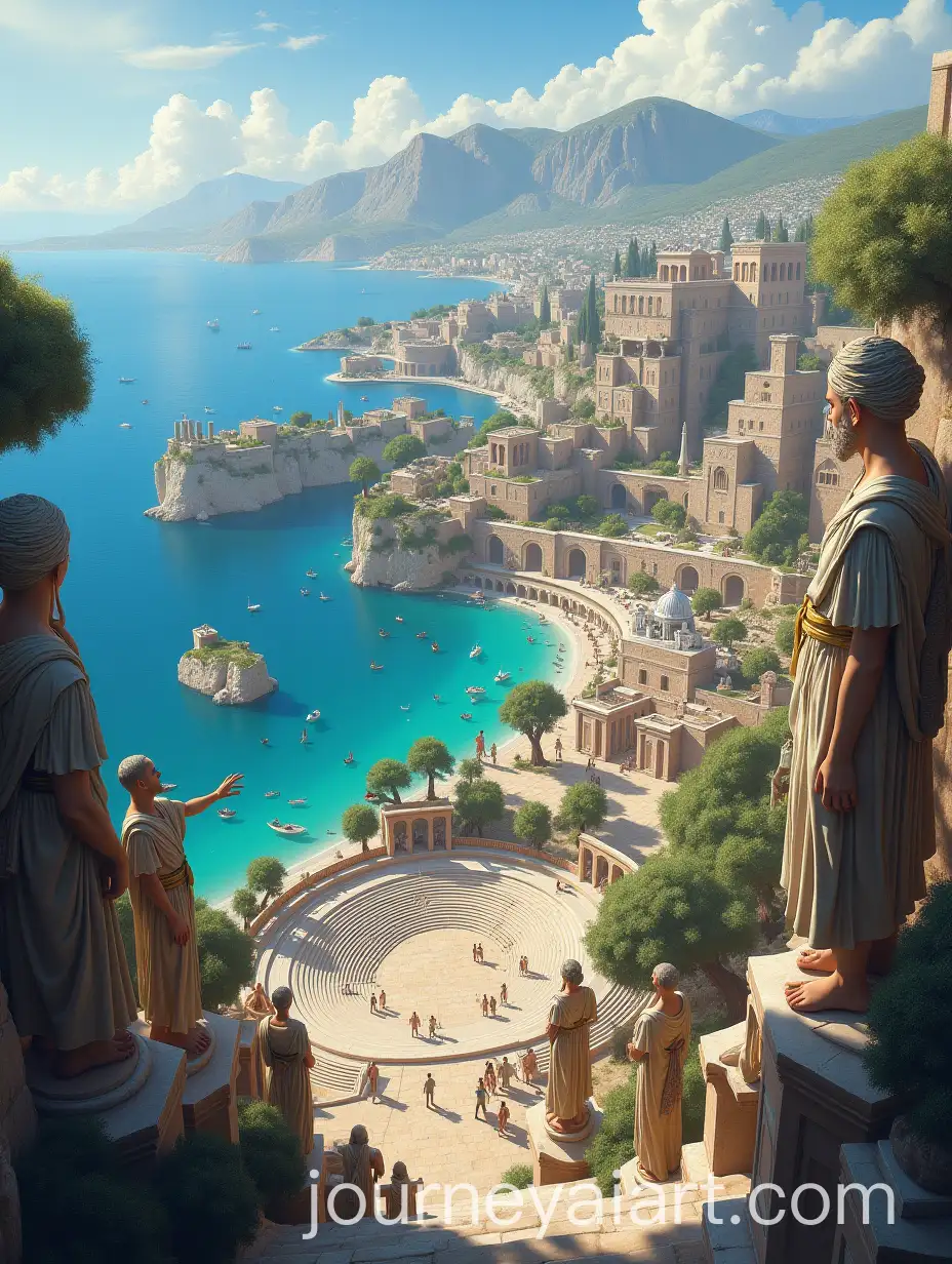 FantastAI-Art-Prompt-Expansionical-Mediterranean-Landscape-with-Coastal-CityStates-and-Ancient-Temples