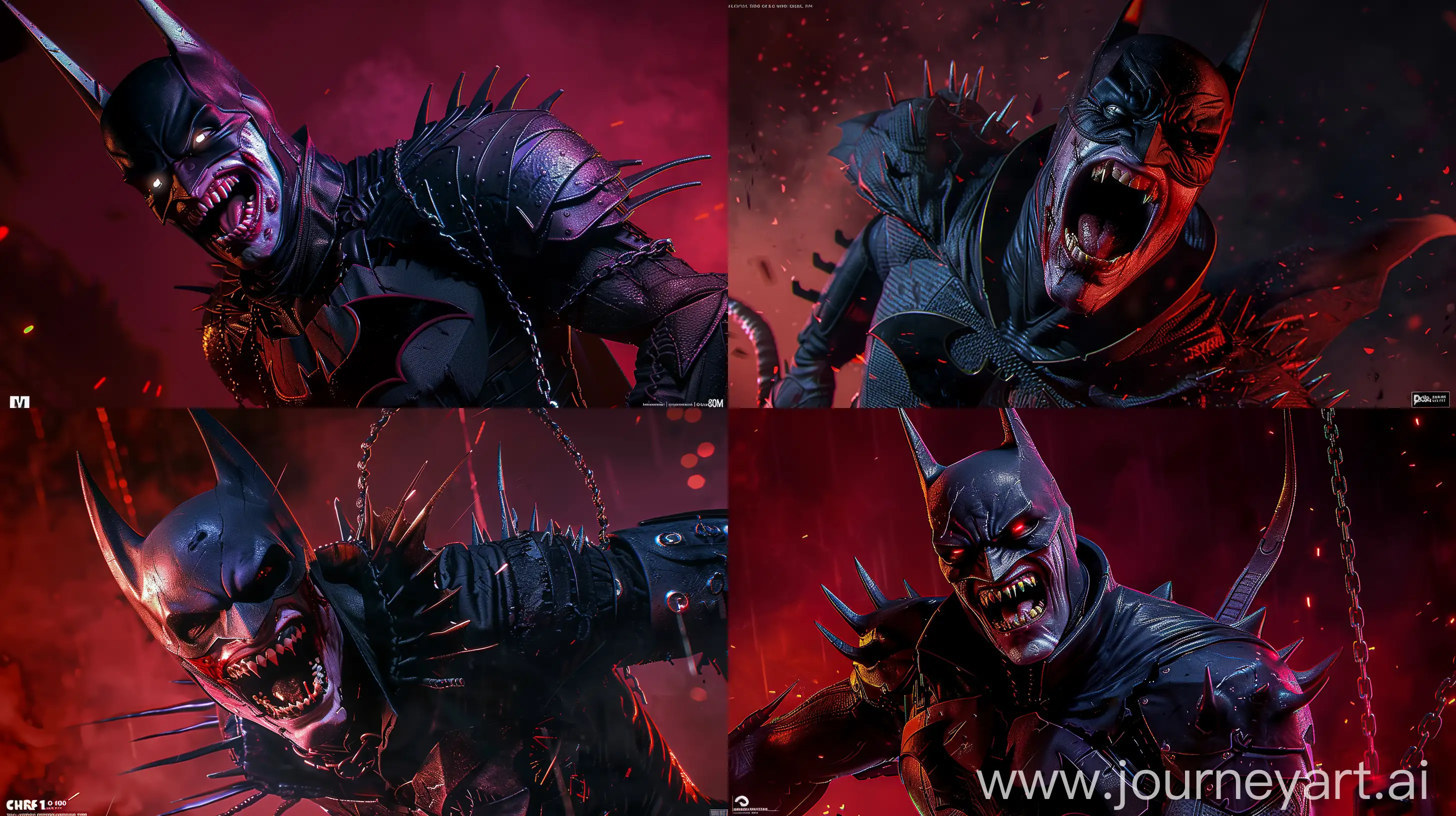 Enraged-Batman-Who-Laughs-in-HyperRealistic-Action-Scene-with-Magical-Glowing-Aura