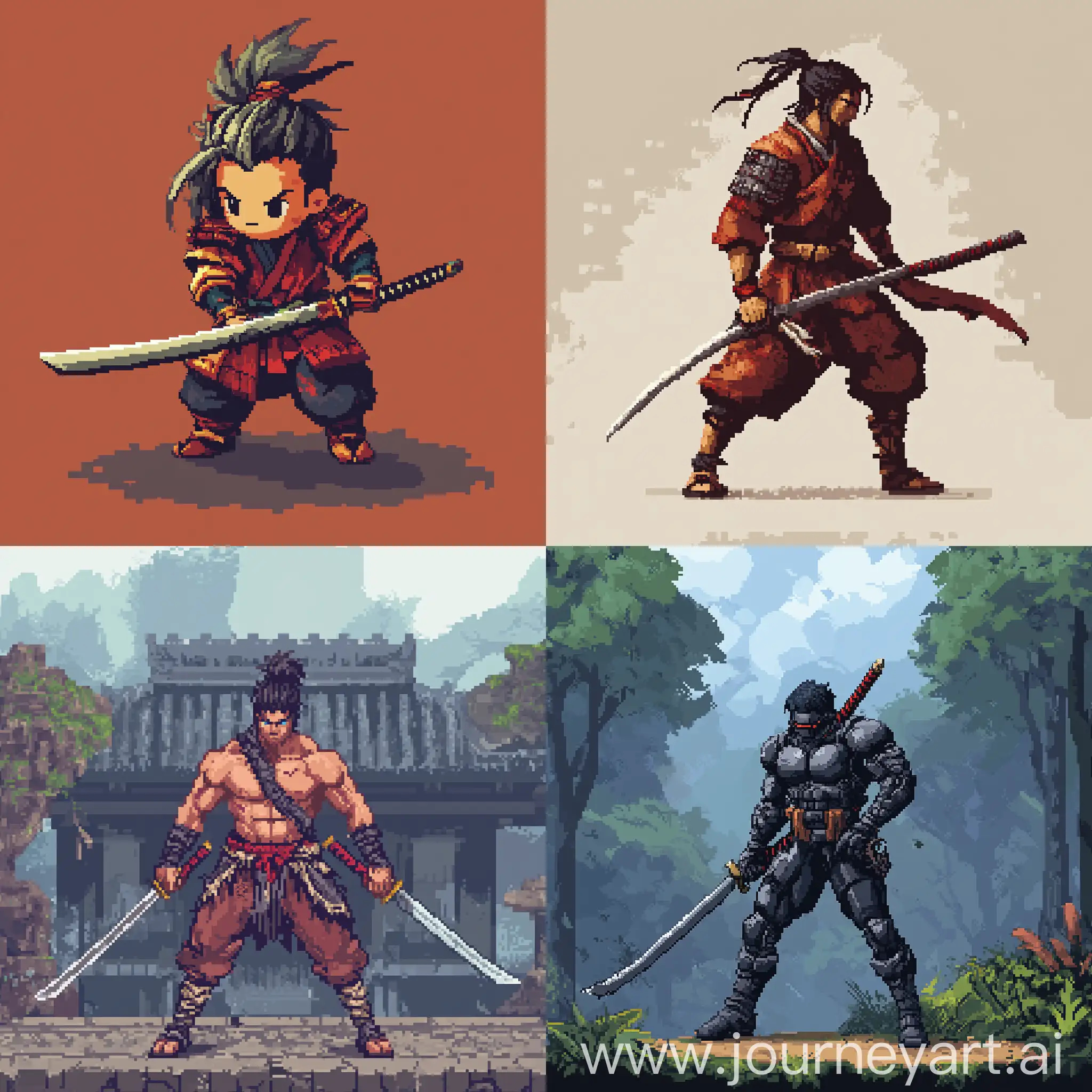 Pixel-Game-Sprite-Warrior-in-KatanaZero-Style