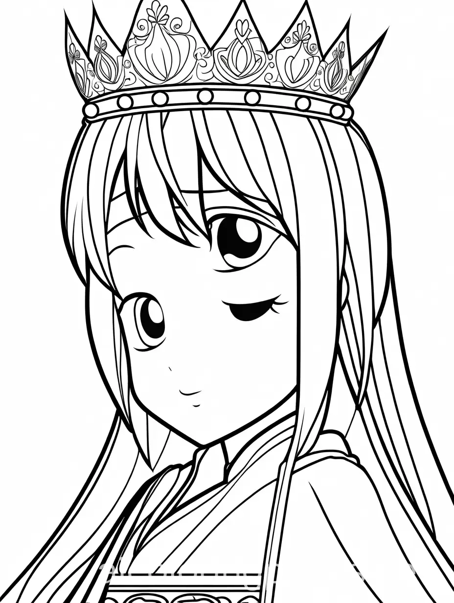 Yato-from-Noragami-in-Princess-Costume-Coloring-Page-for-Kids