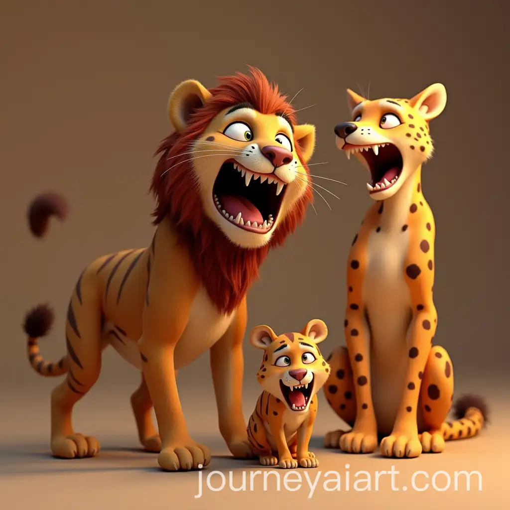 Emaciated-Lion-Tiger-Wolf-and-Cheetah-in-a-Hunger-Stricken-3D-Animation