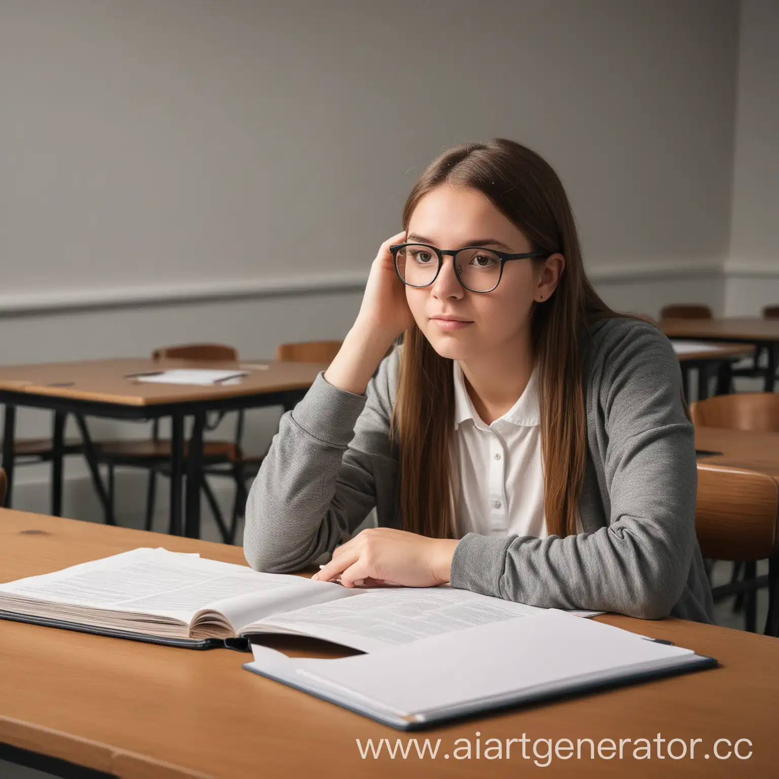 Focused-Student-Studying-Intensely-at-Table