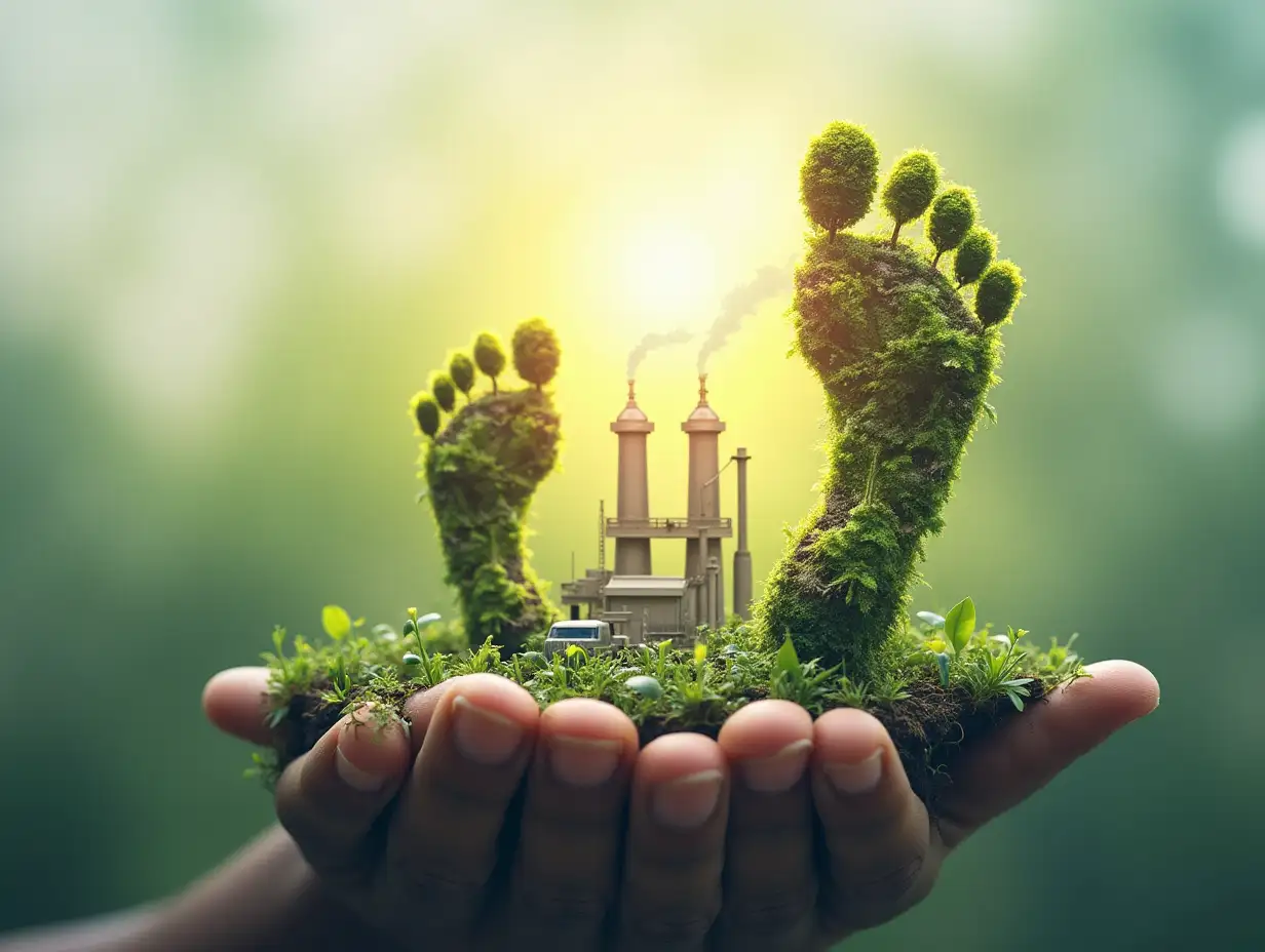 Environmental-Impact-Carbon-Footprint-Concept-with-Pollution